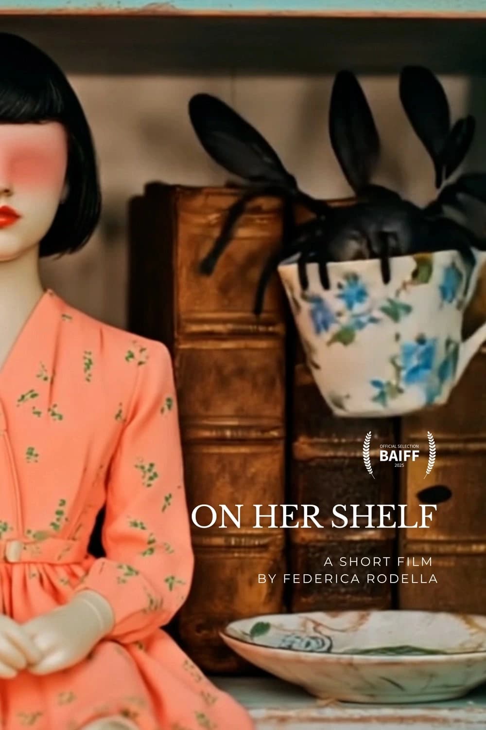 ON HER SHELF